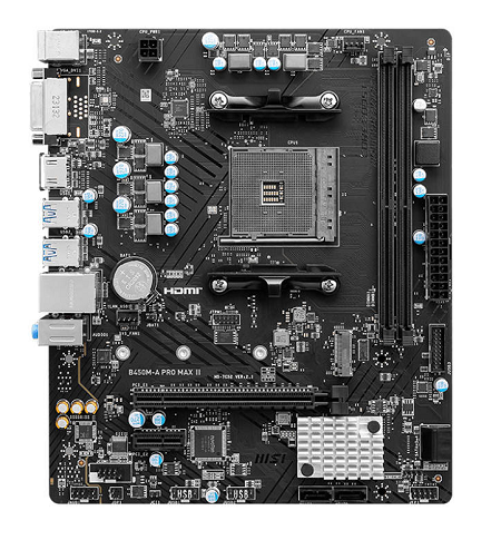 MOTHERBOARD MSI  B450M-A PRO MAX II AM4 DDR4 911-7C52-036 AMD