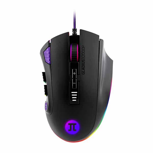 MOUSE GAMING PRIMUS GLADIUS 3200P PMO-302 WIRED 12 BOTONES RGB