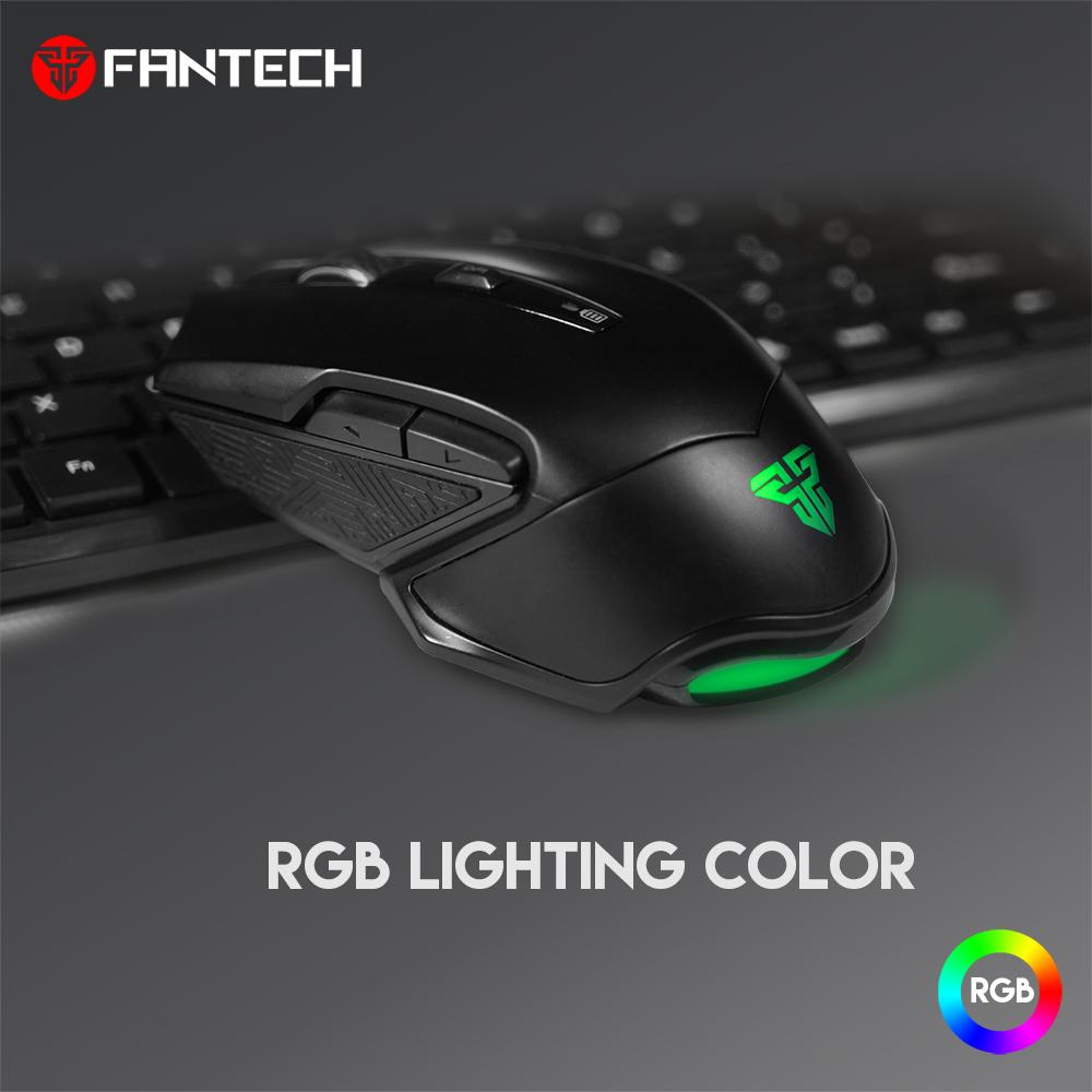 MOUSE INALAMBRICO GAMING RGB FANTECH VENOMM WGC1