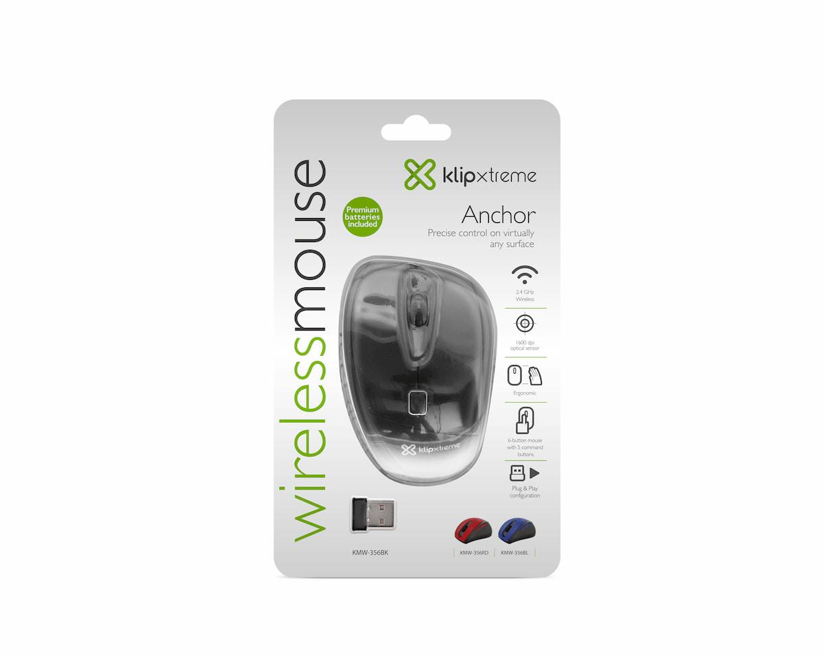 MOUSE INALAMBRICO KLIP XTREME KMW-356BK