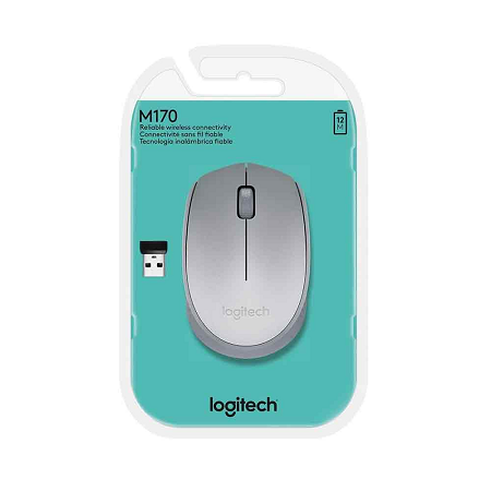 MOUSE INALAMBRICO LOGITECH M170 GRIS 910-005334