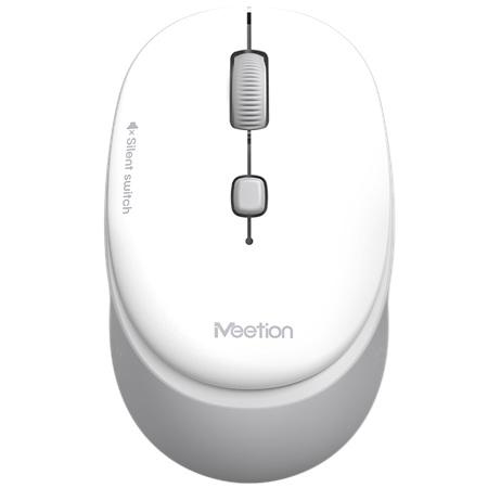 MOUSE INALAMBRICO MEETION BTM571 2.4+BT WHITE/GREY