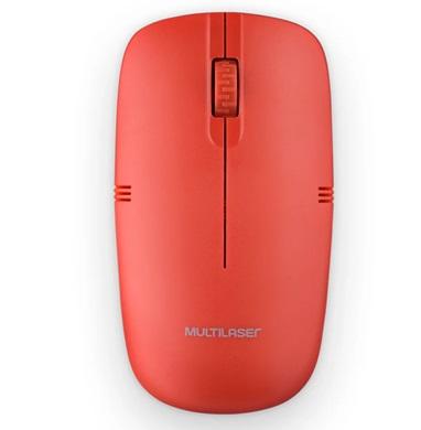MOUSE INALAMBRICO MULTILASER MO89 1200 DPI RED