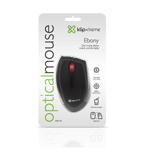 MOUSE KLIP XTREME USB OPTICO KMO-104