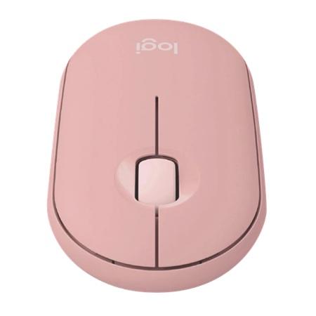 MOUSE LOGITECH PEBBLE M350S ROSE 910-007048