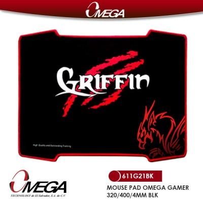 MOUSE PAD GAMING 320X400X4MM 611G21BK