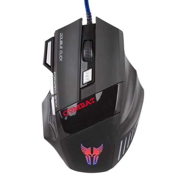 MOUSE USB CON CABLE COMBAT GAMING MS42 / ARG-MS-2042BK