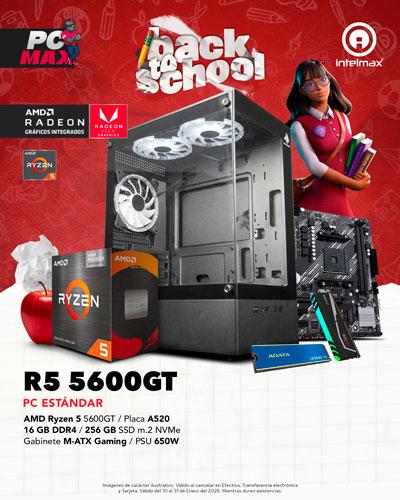 PC MAX AMD RYZEN 5 5600GT 16GB RAM 256GB SSD 
