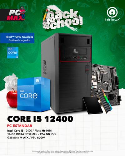 PC MAX CORE I5 12400 16GB RAM 256GB SSD 