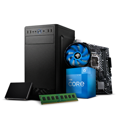 PC MAX I5 12400 16GB RAM 240GB SSD 600W CASE CX31KU
