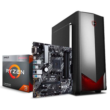 PC MAX RYZEN 3 3200G - B450M RAM 16GB SSD 256GB - 500W SIN OS