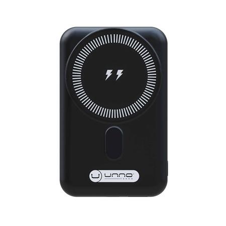 POWERBANK INALAMBRICA MAGNETICA UNNO TEKNO MAGNO10 10000mAh PB2311BK