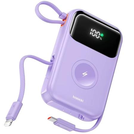 POWERBANK TOOCKI 1000MAH 35W PURPLE TDYE-PB07AC-YC1W01