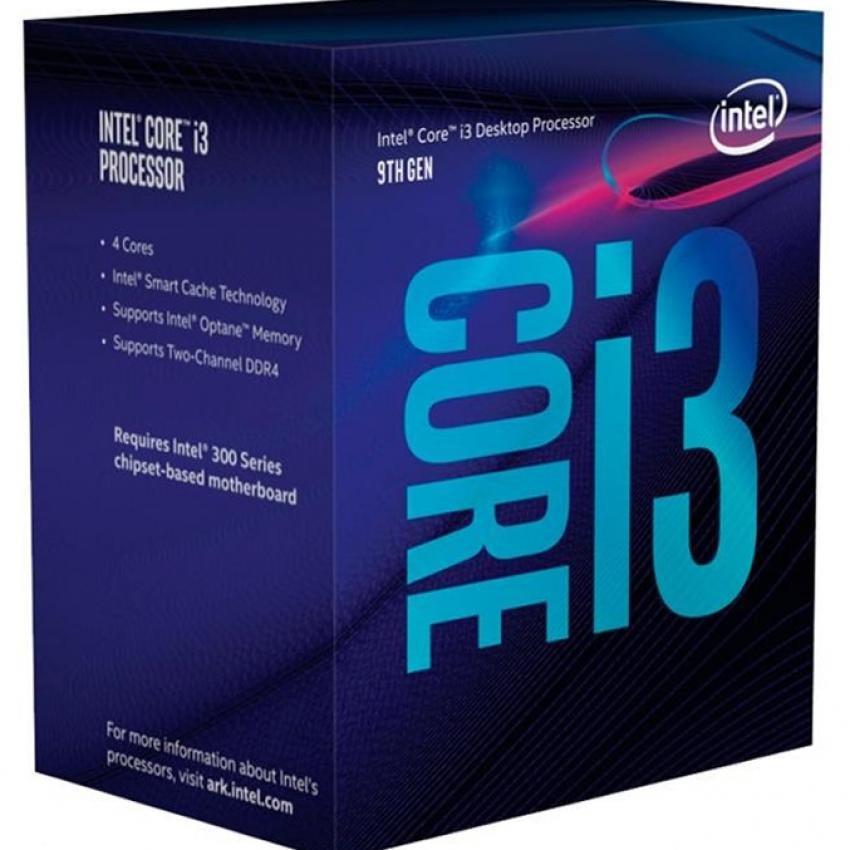 PROCESADOR INTEL CORE I3-9100 DE 9º GEN - 3.6 GHZ - 4 NÚCLEOS - BX80684I39100