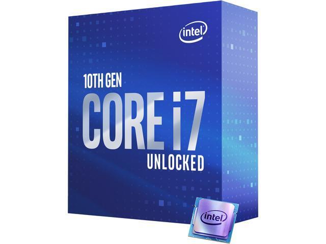 PROCESADOR INTEL CORE i7-10700K 3.8GHZ 16MB SOKET LGA1200 10° GEN BX8070110700K