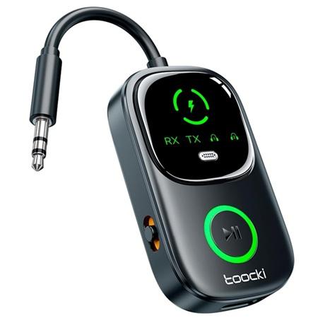 RECEPTOR DE AUDIO BLUETOOTH TOOCKI BT05 BLUETOOTH 5.4 BLACK 40180001 