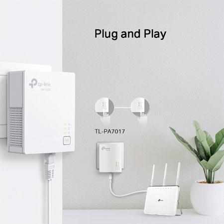 REPETIDORES TP-LINK KIT AV1000 TL-PA7017 GIGABIT