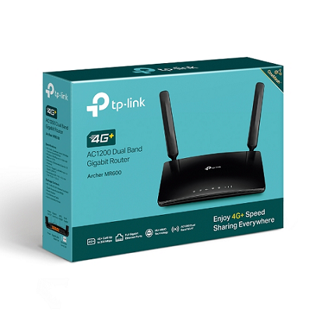 ROUTER TP-LINK ARCHER MR600 4G+CAT6 INALAMBRICO DUAL BAND