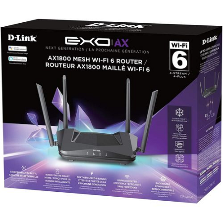 ROUTER WIRELESS D-LINK AX1800 MESH DIR-X1870 1200Mbps