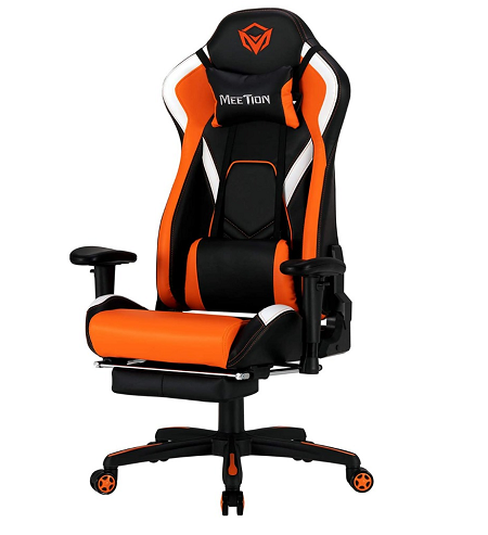 SILLA GAMER MEETION MT-CHR22 BLACK/ORANGE