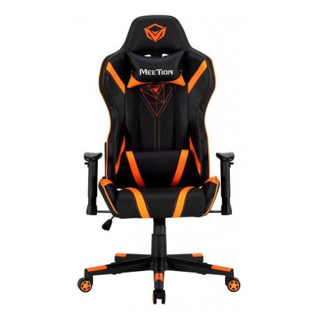 SILLA GAMER NEGRO NARANJA MEETION CHR15