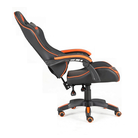 SILLA GAMER NEGRO NARANJA MEETION MT-CHR04