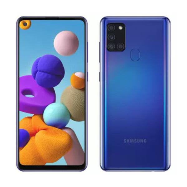SMART PHONE SAMSUNG A21S COLOR AZUL SM-A217M/DS / 4 RAM/ 64 ROM/SOPORTA MICRO SD HASTA DE 512GB
