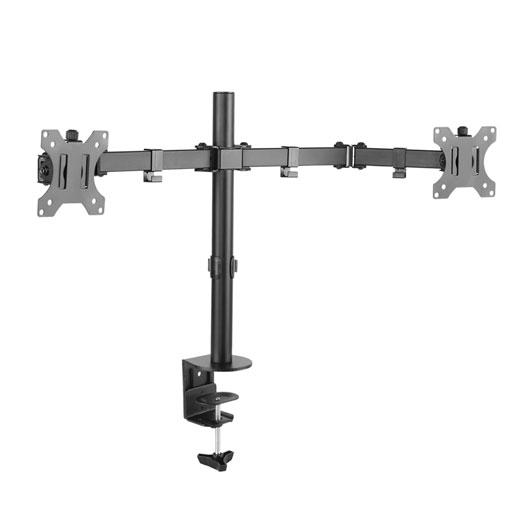 SOPORTE PARA 2 MONITORES ARGOM AGR-BR-1602 CON ABRAZADERA