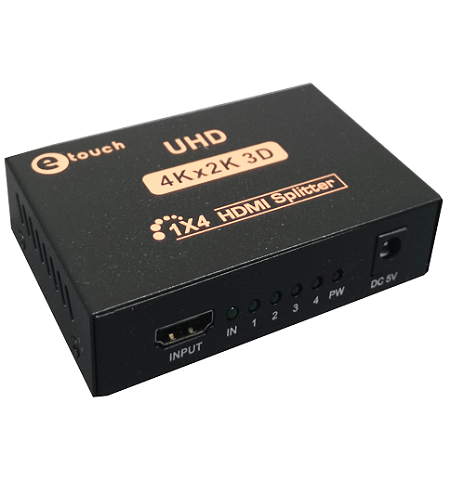 SPLITTER HDMI 1 X 4 2K 4K 3D ETOUCH 335780