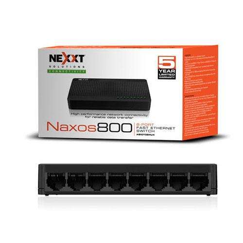 SWITCH NEXXT NAXOS 800 8 PTO 10/100 ASIDT084U3