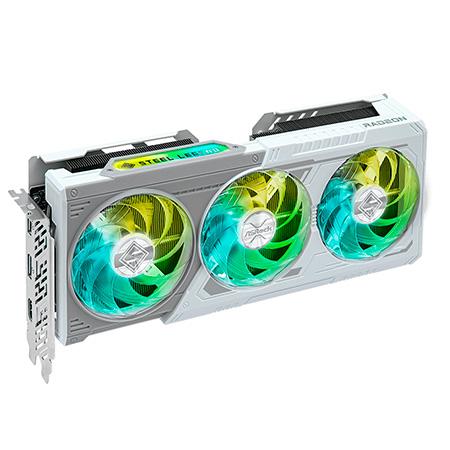 TARJETA DE VIDEO ASROCK RX9060 XT STEEL LEGEND 8GB OC GDDR6 WHITE