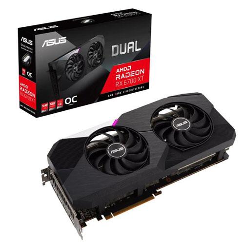 TARJETA DE VIDEO ASUS DUAL RX6700 XT OC EDITION 12GB /DUAL-RX6700XT-O12G-/ GDDR6