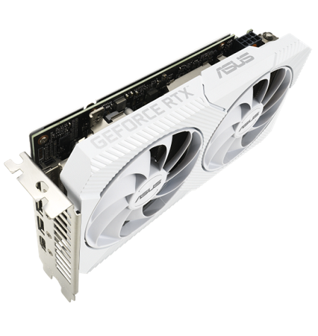TARJETA DE VIDEO ASUS GEFORCE NVIDIA DUAL-RTX3060-O8G-WHITE OC EDITION 90YV0GB7-M0AA00