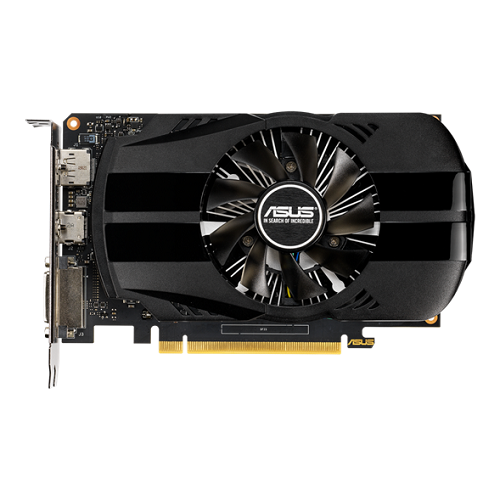 TARJETA DE VIDEO ASUS NVIDIA GEFORCE GTX 1650 4GB /PH-GTX1650-O4G/ GDDR5/90YV0CV0-M0AA00