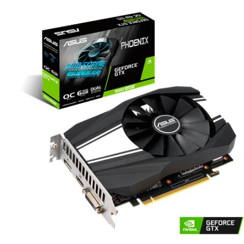 TARJETA DE VIDEO ASUS NVIDIA GEFORCE GTX 1660S 6GB /PH-GTX1660S-O6G/ GDDR6/90YV0DT0-M0AA00
