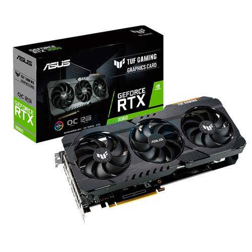 TARJETA DE VIDEO ASUS TUF GEFORCE RTX 3060 GAMING 12GB /90YV0GC0-MVAA10/ GDDR6