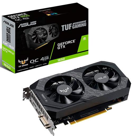 TARJETA DE VIDEO ASUS TUF GTX1650-4GD6-P-GAMING 90YV0EZ0-MVAA00
