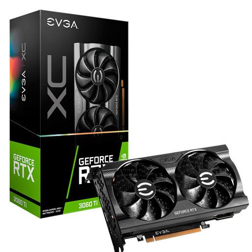 TARJETA DE VIDEO EVGA GEFORCE RTX 3060 Ti NVIDIA 08G-P5-3663-KL 