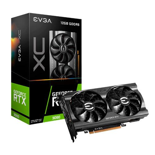 TARJETA DE VIDEO EVGA GEFORCE RTX 3060 XC GAMING 12GB /12G-PG-3657-KR/ GDDR6