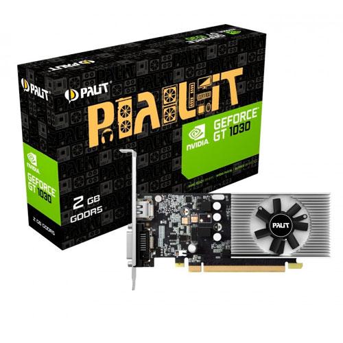 TARJETA DE VIDEO PALIT NVIDIA GEFORCE GT1030 2GB /NEC103000646-1082F
/ GDDR5/DVI / HDMI
