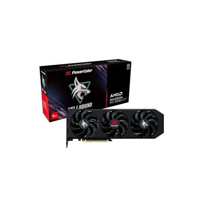 TARJETA DE VIDEO POWERCOLOR HELLHOUND AMD RADEON RX 9060 XT 8GB GDDR6 2740MHZ RX9060XT-8G-L/OC NEGRO