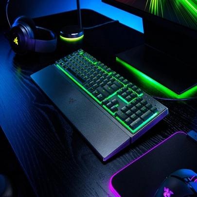 TECLADO GAMING RAZER ORNATA V3 X USB MEMBRANA ESPAÑOL BLACK 