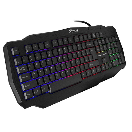 TECLADO GAMING RGB RAINBOW XTRIKE ME KB-302