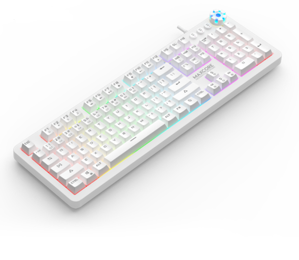 TECLADO MECANICO GAMING FANTECH MAX CORE MK852 SPACE EDITION WH
