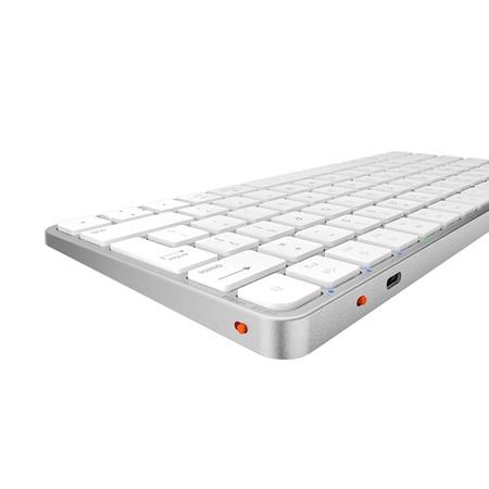 TECLADO MEETION K210MW DUAL MODE 2.4GHZ+BT WHITE