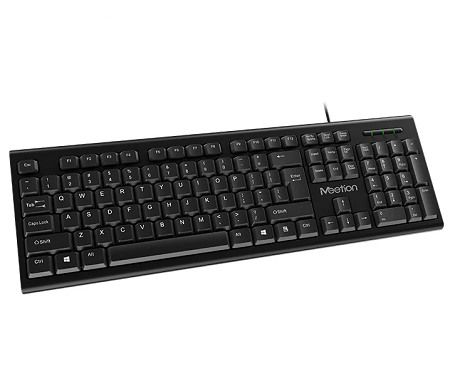 TECLADO MEETION USB K100 BLACK
