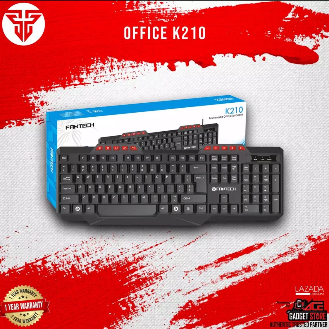 TECLADO MULTIMEDIA USB K210 FANTECH 
