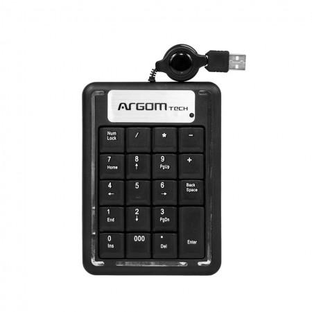 TECLADO NUMERICO ARGOM KB1075 CABLE USB