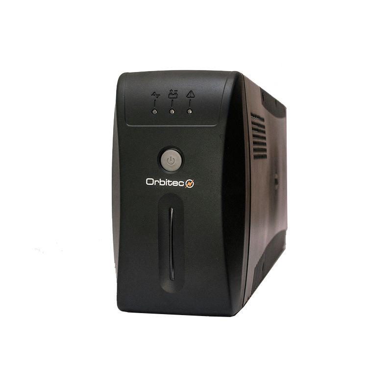 UPS ORBITEC 600VA / 360W TC-6008 8 PUERTOS  BLACK
