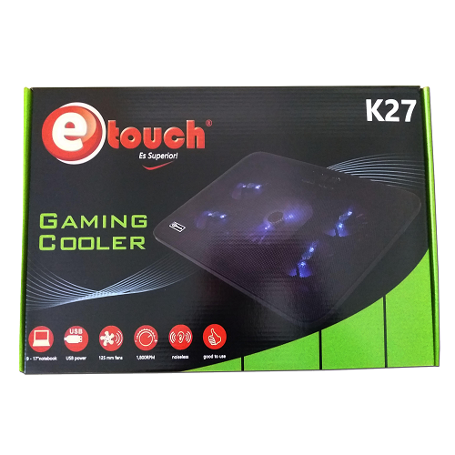 VENTILADOR PARA LAPTOP GAMING ETOUCH K27